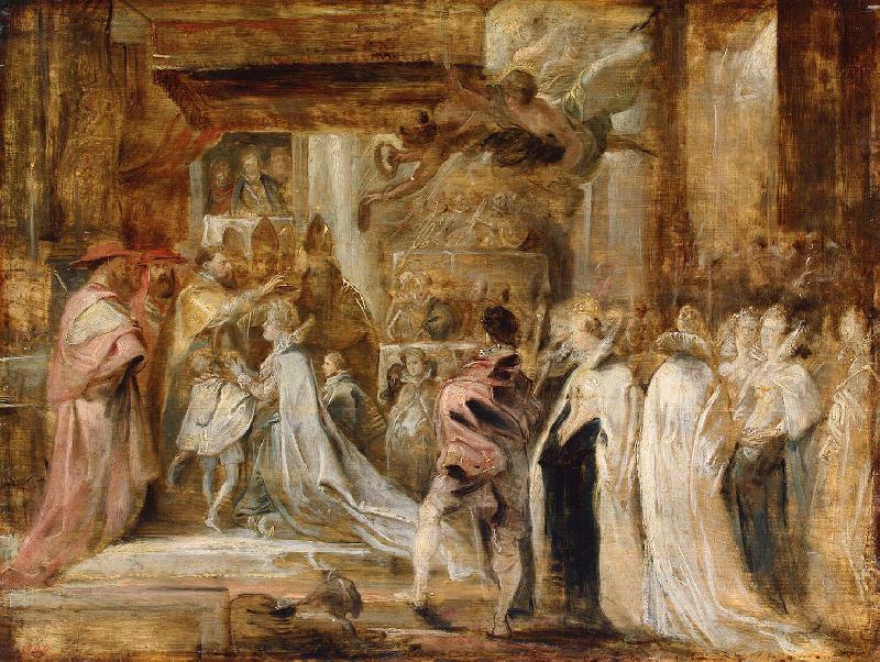 Peter Paul Rubens Coronation of Marie de Medicis. oil painting image